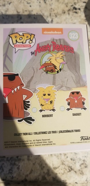 Funko Pop Daggett 323 The Angry Beavers Nickelodeon Animation Vinyl Figure NEW | eBay