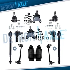 Front Inner Outer Tie Rod Sway Bar Kit for 1998-2004 Honda Passport Isuzu Rodeo