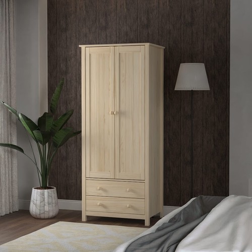 Wardrobe 2 Door and 2 Dresser Unfinished - By From the Tree Furniture