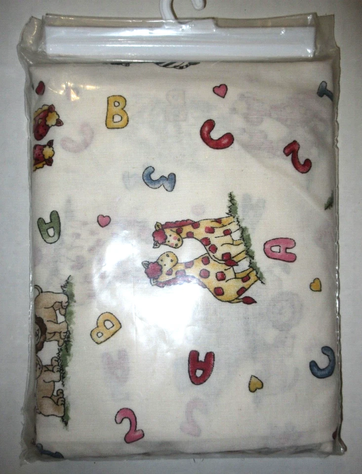 NUEVO Fisher Price Arca de Noé Barco Sábana de Cuna Ajustable De Colección 1998 Nuevo en Paquete Foto 3 de 4