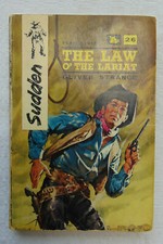 Vintage Paperback Oliver Strange Sudden The Law O' The Lariat Free Post
