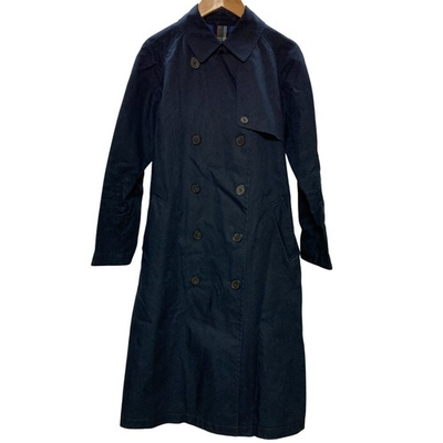#ad UNIQLO and JW ANDERSON Checked Lining Trench Coat Size Small Navy Women USED $74.00