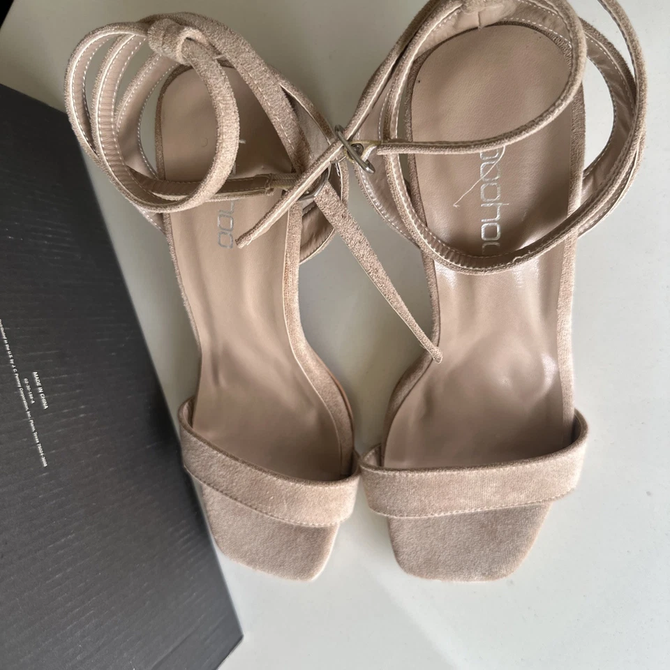 Boohoo Beige Rope Espadrille Sandals Size 41 US 10 Brand New Never Worn No Box - Image 2 of 4