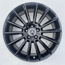 MERCEDES CLA A CLASS AMG W177 19" BLACK ALLOY WHEEL DIAMOND CUT ET49 A1774011600