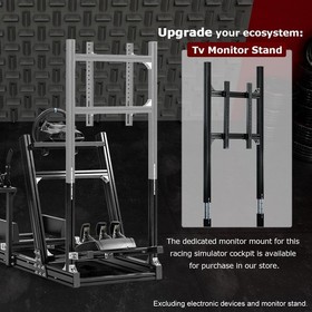 Zootopo 4080Aluminum Alloy Racing Simulator Cockpit Fit For Logitech G920 G923