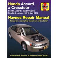 Honda Accord Crosstour 2003-2014 Reparaturhandbuch Haynes