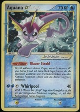 AQUANA GOLD STAR 102/108 EX Power Keepers German Vaporeon Pokemon