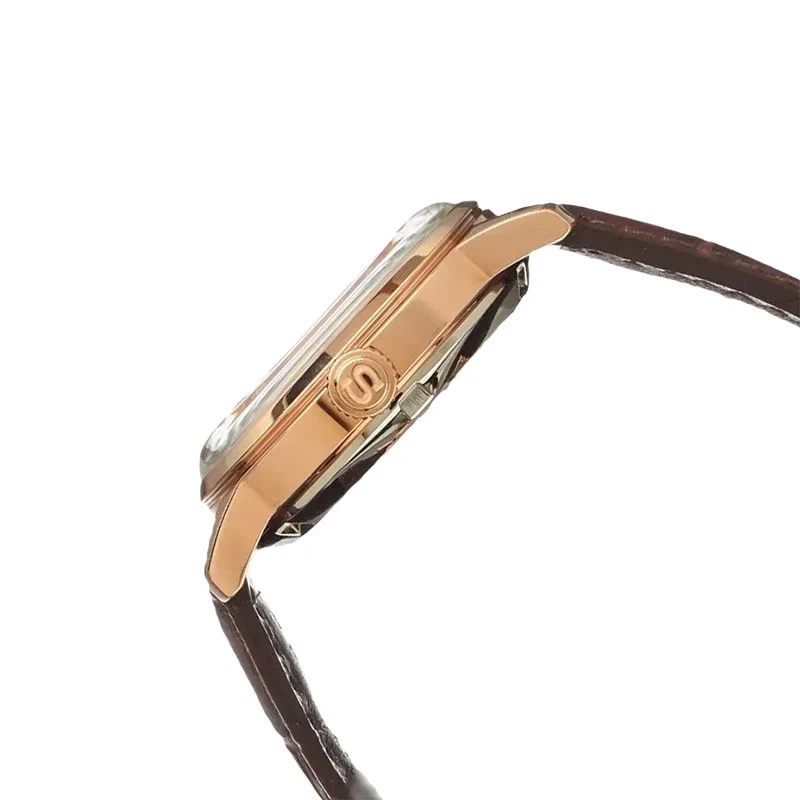 Reloj para mujer Seiko Presage SRP852J1 automático esfera plateada cuero