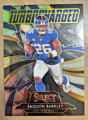 2020 Panini Select Turbocharged Saquon Barkley #T10 40% OFF 8+ New York Giants 