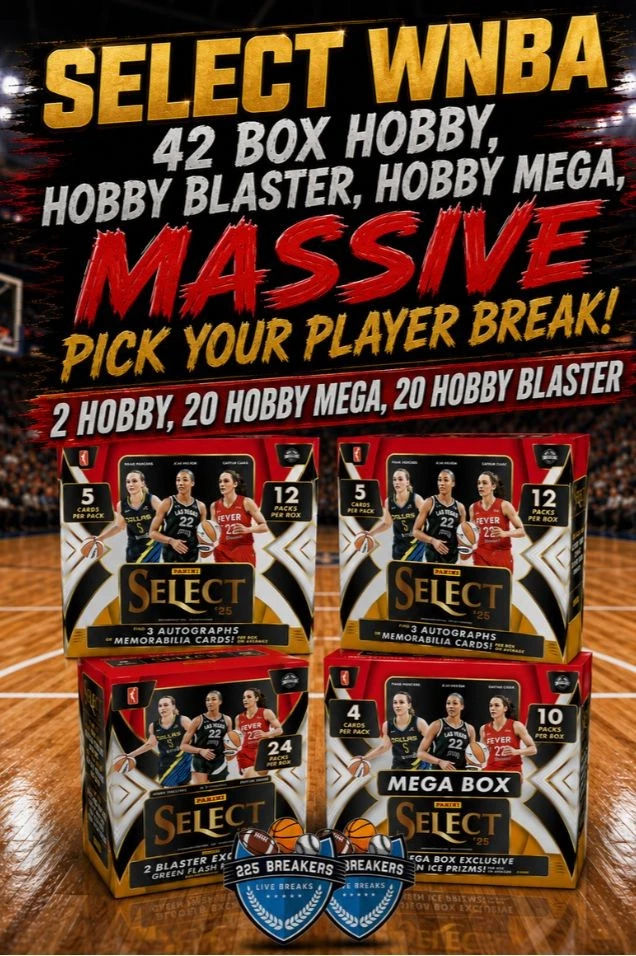 MASSIVE 42 BOX WNBA SELECT PLAYER BREAK!