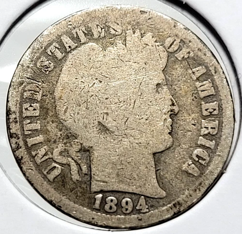 1894-O Barber Silver Dime Rare Key Date New Orleans O Mint