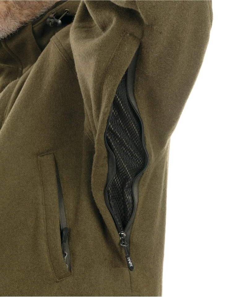 Neu! HART Jagdjacke  NATURE-J - geräuschlos - Loden - Herbst/Winter - Bild 4 von 4