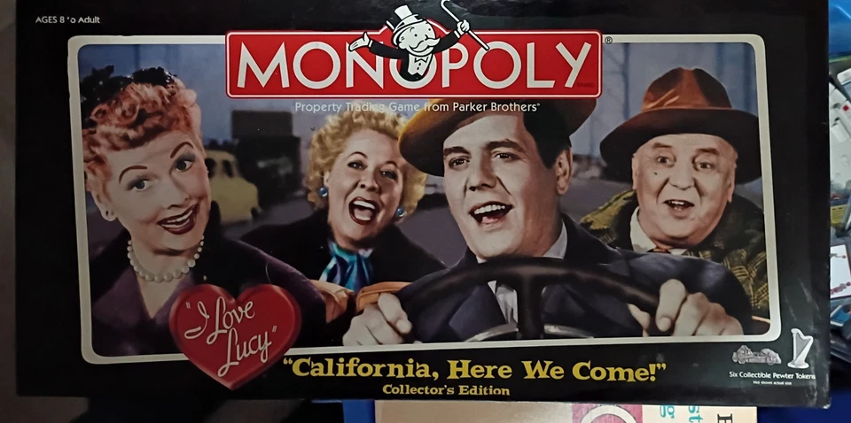 Monopoly 1961 Juego de Mesa Vintage Juego Completo, También Lucille Ball Monopoly Foto 2 de 4