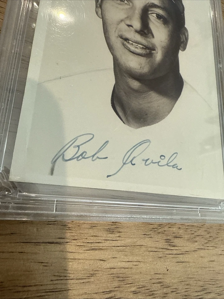 Bobby Avila Indians SIGNED Postcard 3.5 x 5.5" Photo Postcard Ckeveland - Image 3 of 4