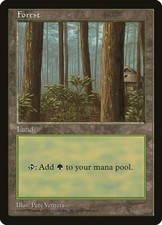 Forest - Red Pack (Venters) - Light Play MTG Promos: APAC Lands