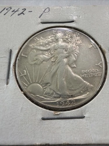 1942 P Walking Liberty Silver Half Dollar