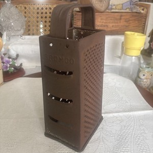 Bromco box grater/ slicer  antique kitchen accessory. for decor or restoration 
