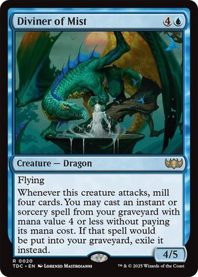 Diviner of Mist R Commander: Tarkir: Dragonstorm 20 NM MTG