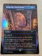 Kings Bay Clock Tower - Midnight Clock - Foil - Secret Lair Drop - Mtg
