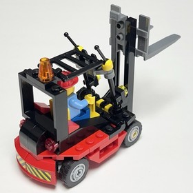 2008 LEGO CITY Cargo Transport Truck & Forklift Set 7733 Complete With Manuals