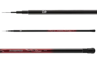 Daiwa Sweepfire Télescopique Canne à Pêche à Stippang 5,00 m 5 brins 5 anneaux - Photo 1/3