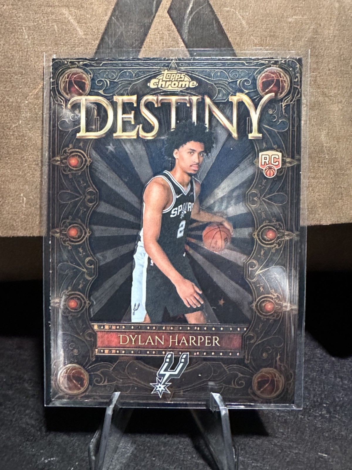 2025-26 Topps Chrome Dylan Harper Destiny Rookie #D-2 RC San Antonio Spurs