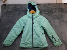 Patagonia Ski Jacket Kids XS 5-6 Green H2No Insulated Hooded Snow Winter Coat