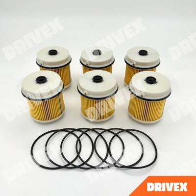 6x Fuel Filter Element OEM for ISUZU NPR NQR NPR-HD 4JJ1 3.0 4HK1 5.2L 2007-2019