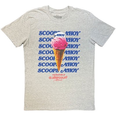 Stranger Things Scoop Ahoy Ice Cream lizenziert T-Shirt Herren