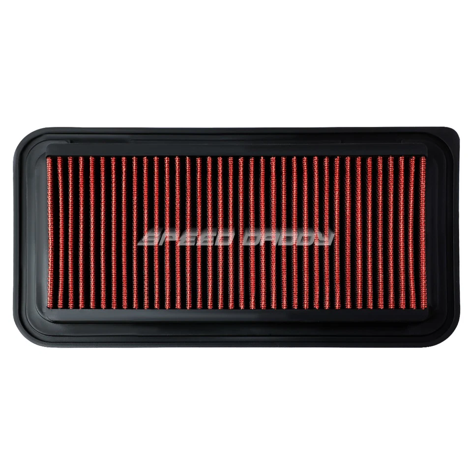 PARA 13-17 FRS/BRZ/GT86/86 ROJO REUTILIZABLE Y LAVABLE ALTO FLUJO CAÍDA FILTRO DE AIRE Foto 4 de 4
