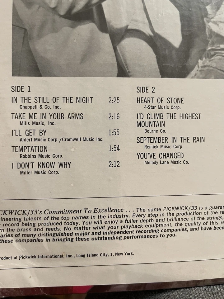 The Platters - In The Still Of The Night, 1967,  IN SHRINK  VIDEO ADDED Foto 3 de 4