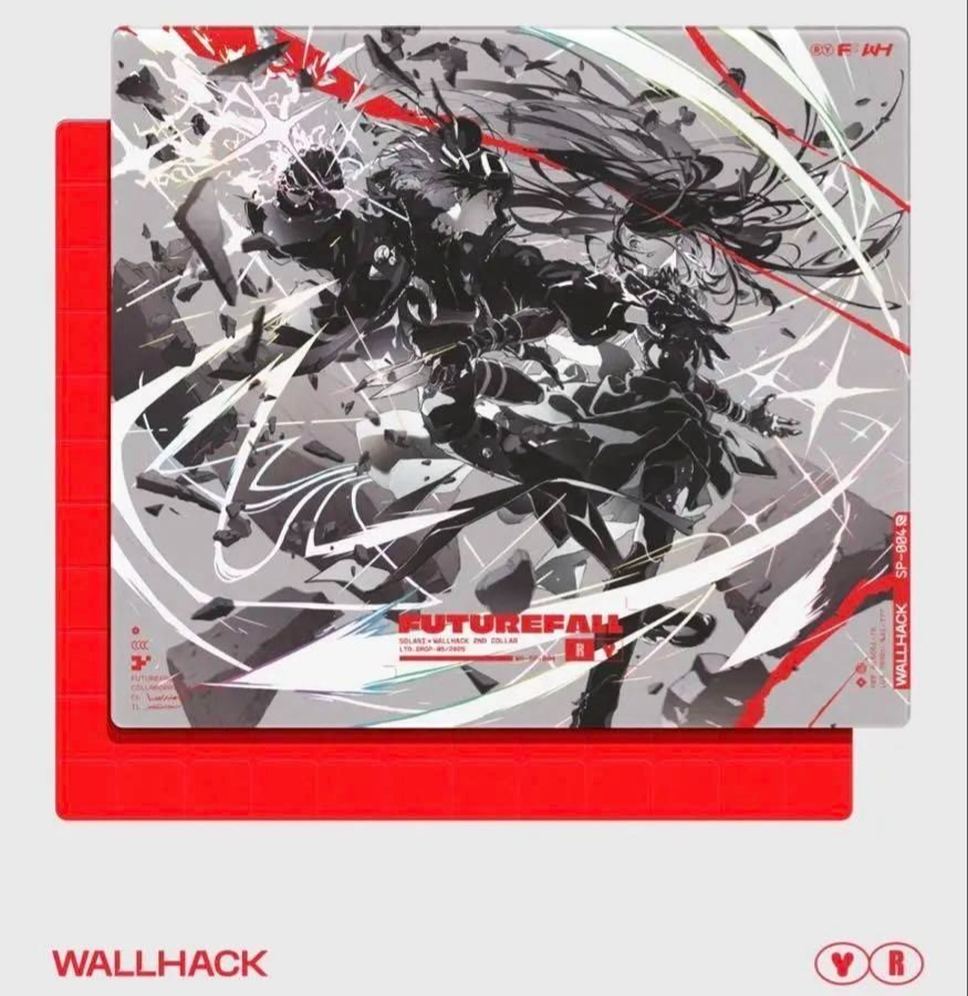 Sp004 Mousepas WALLHACK Skyped SP-004 Limited Edition Futurefall Glass Gaming Mousepad ...