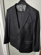 Fully CUSTOM Loro Piana Four Seasons Super 130s Gray Suit Sz 46L 38x31 Pants 