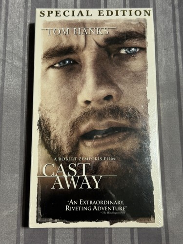 Cast Away Factory Sealed (VHS, 2001, Special Edition)