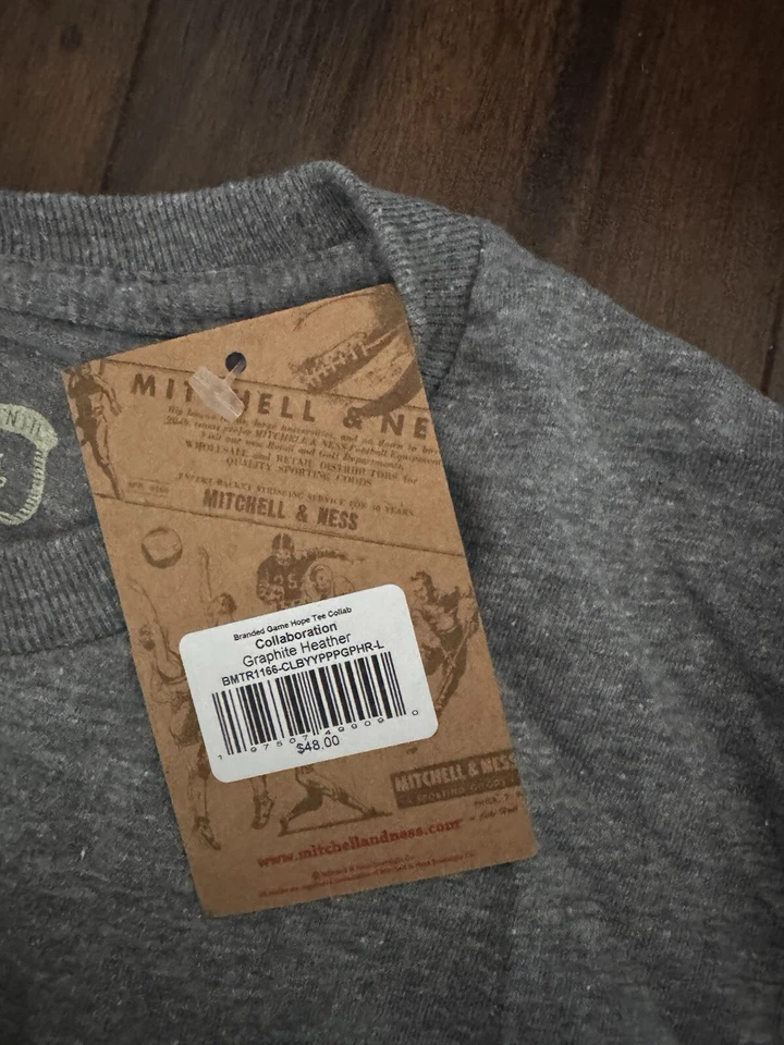 Mitchell Ness x AND 1 Colaboración Talla Grande Nuevo con Etiquetas OG 2023 Retro Gris Foto 4 de 4