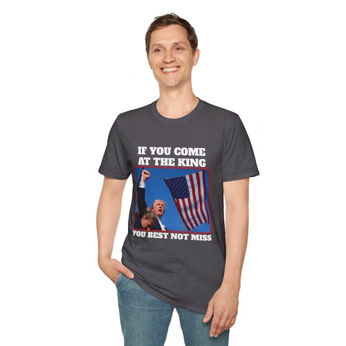 If You Come At The King You Best Not Miss Trump Shirt, Donald Trump 2024 T-Shirt - Picture 52 of 72