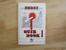 Derry - Quiz book 1 - Guildhall press paperback book - Local Irish interest