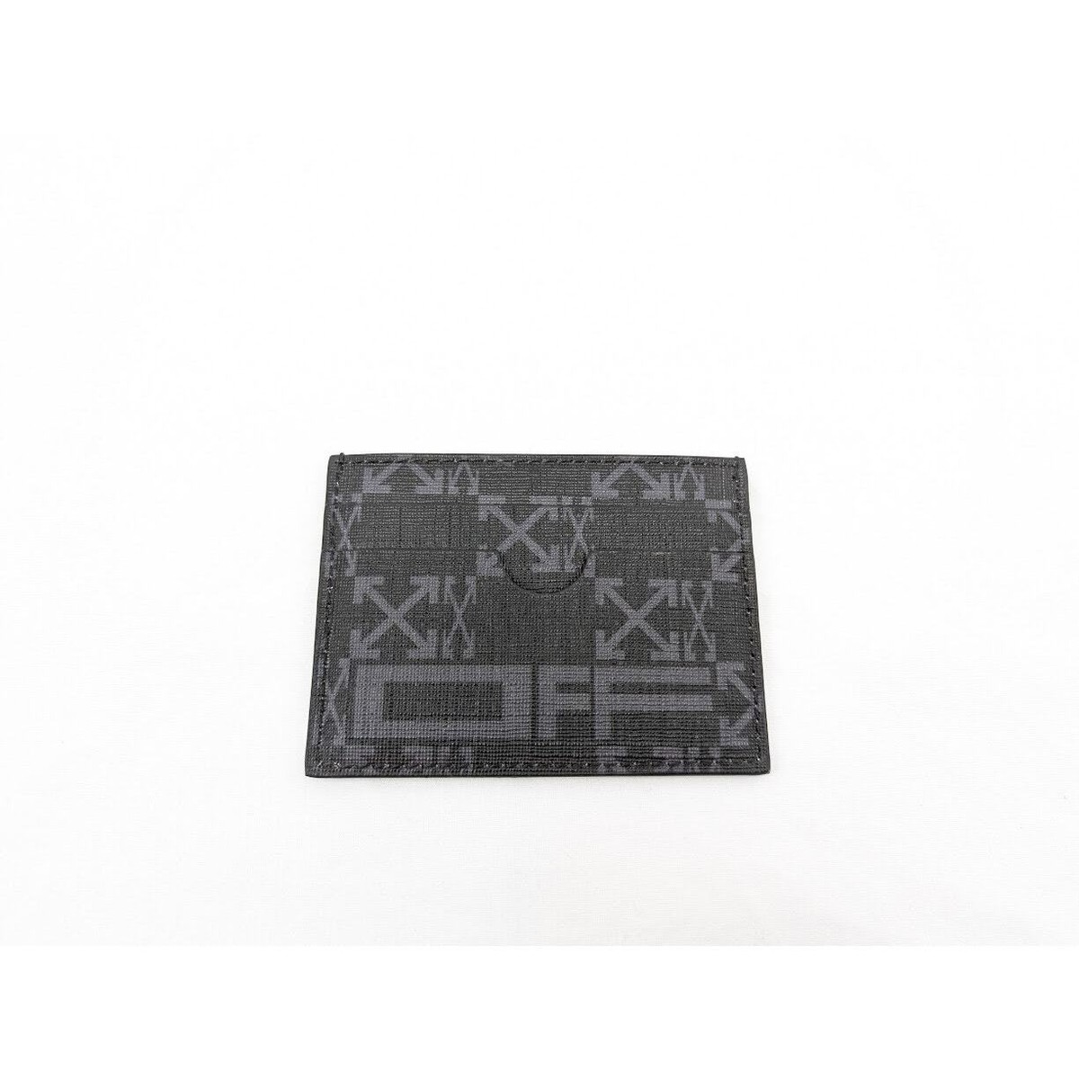 Off-White Allover Simple Card Case in Black/Dark Grey BNWB OS | eBay