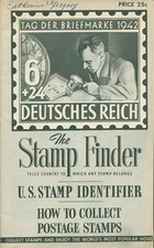 1954 The Stamp Finder, U.S. Stamp Identifier, How to Collect Postage Stamps USA