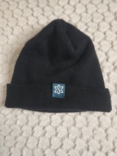 Sondermind Adult Black Acrylic Knit Beanie Hat One Size Casual Comfort Winter