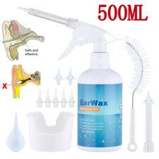 Ear Wax Removal Kit Ear Irrigation Cleaner Tool With Ear Washing Syringe Squeeze