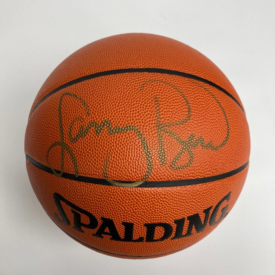Larry Bird Signed Spalding Official NBA Game Basketball JSA & UDA Upper Deck COA - Image 2 of 4