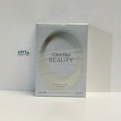 Beauty by Calvin Klein Eau de Parfum Spray 3.4oz for Women  Elegant Long-Lasting