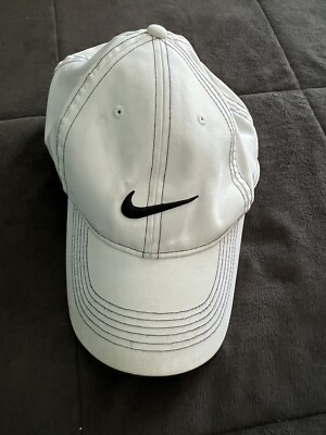 Nike Embroidered White Classic Golf Adjustable Cap Hat Nike Golf Cap Hat White Mens One Size Adjustable Embroidered  main image 2