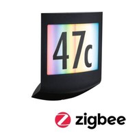 Paulmann Led AußEnwandleuchte Padea, Rgbw, Hausnummer, Zigbee, DäMmerungssensor