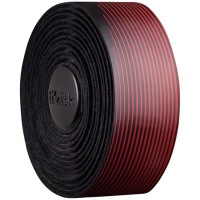 Fizik Vento Microtex Tacky Bar Tape - 2mm, Black/Red BT15   A50042