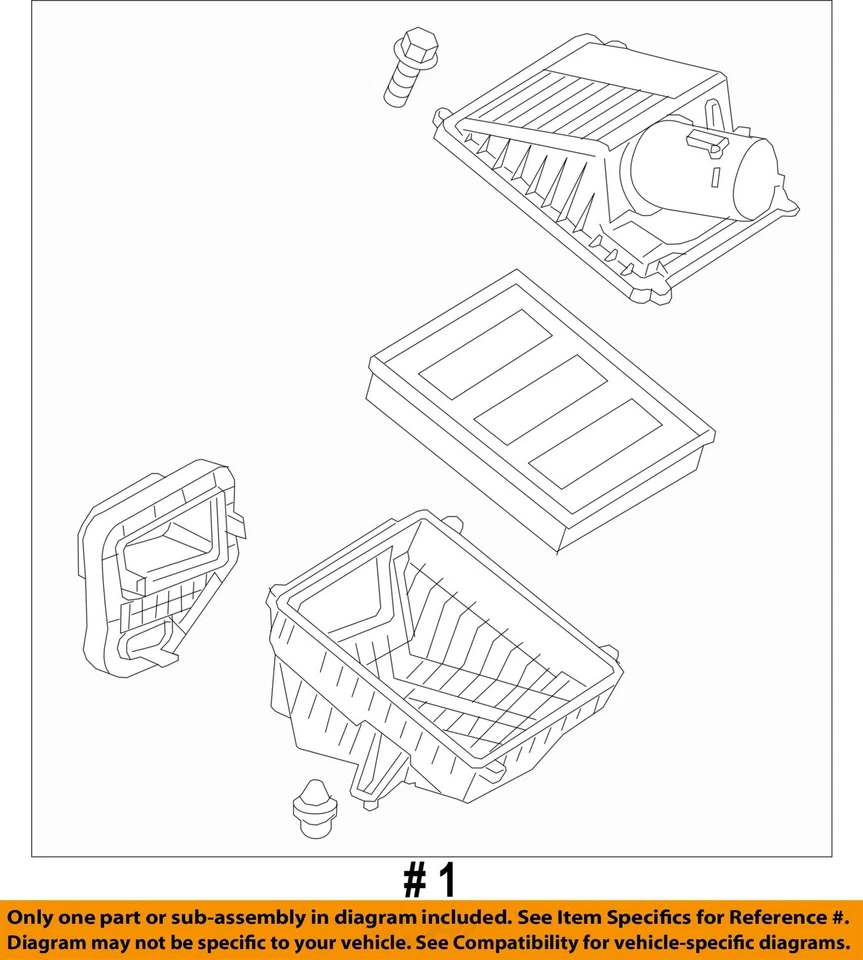 Conjunto de filtro de aire usado se adapta a: Chevrolet Tahoe 2017 grado A Foto 4 de 4