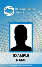 PVC Custom ID Card and Badge Printing (Your Design) Service