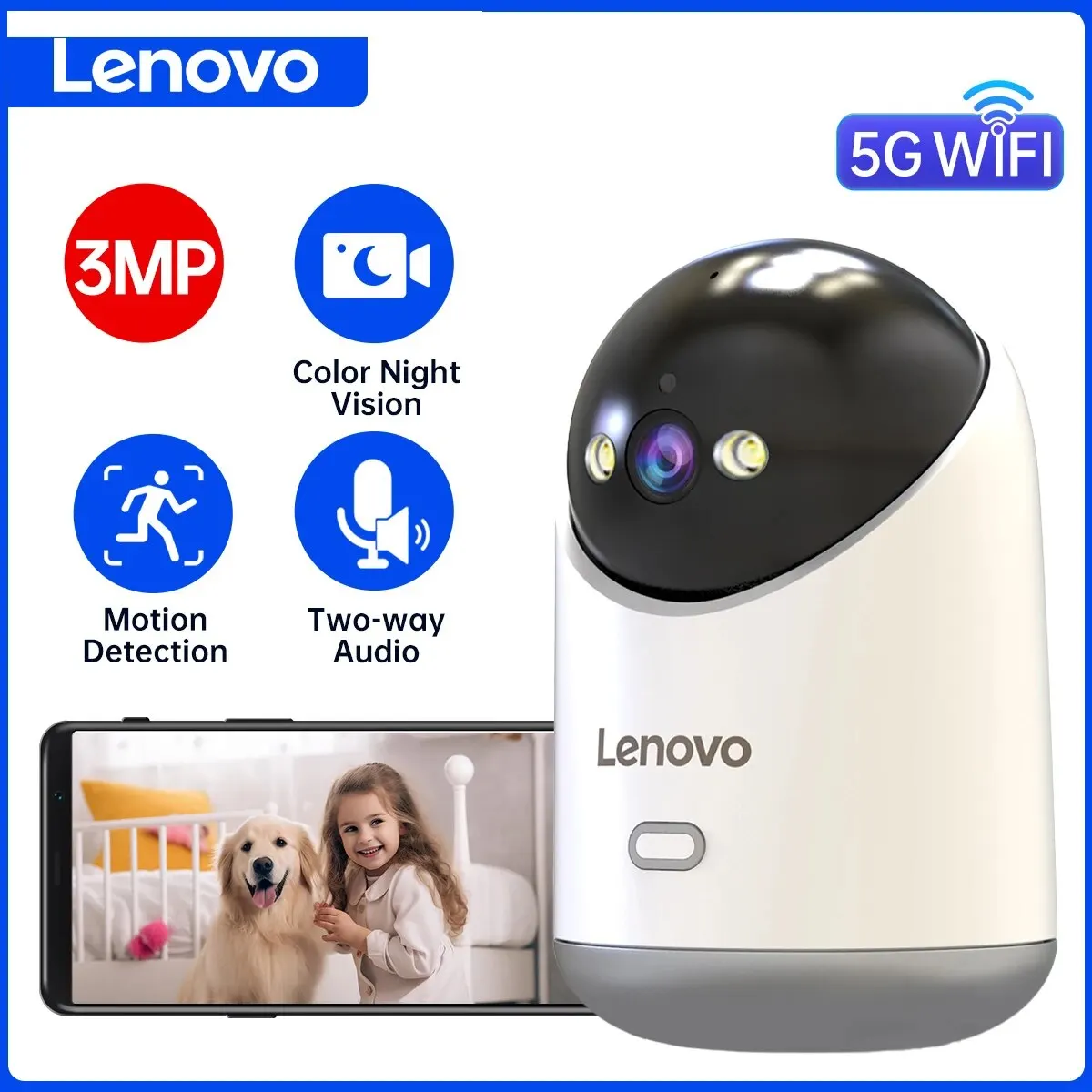 Window Camera CamzyWin 5MP 2K ,2.4GHz & 5GHz WiFi Indoor Cameras For ...