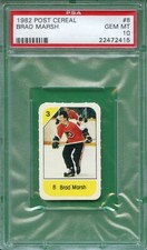 1982 POST CEREAL #8 BRAD MARSH PSA 10 GEM MT POP 2